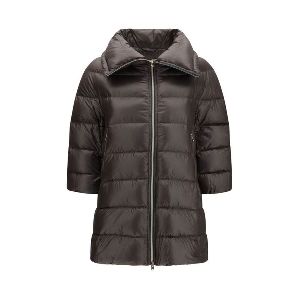 Herno Gray Polyester Full-Length Women's Jacket